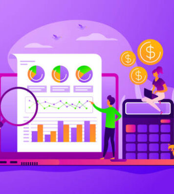 Marketing strategy and data analysis. Marketers analyzing infographics. Identify business needs, determine solutions, IT business problems concept. Vector isolated concept creative illustration
